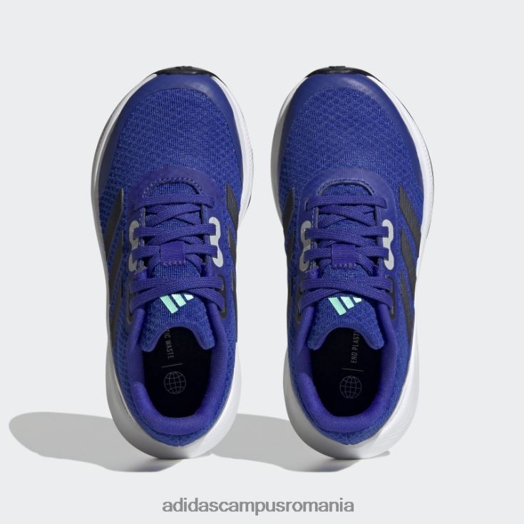 adidas campus romania runfalcon 3 pantofi dantela albastru copii albastru/cerneală/alb J266N218014