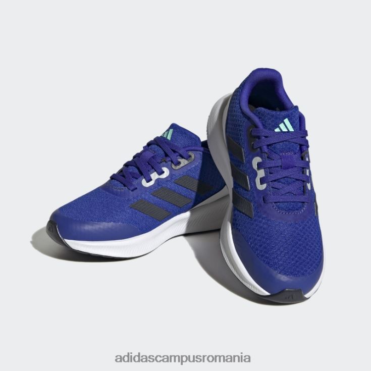 adidas campus romania runfalcon 3 pantofi dantela albastru copii albastru/cerneală/alb J266N218014