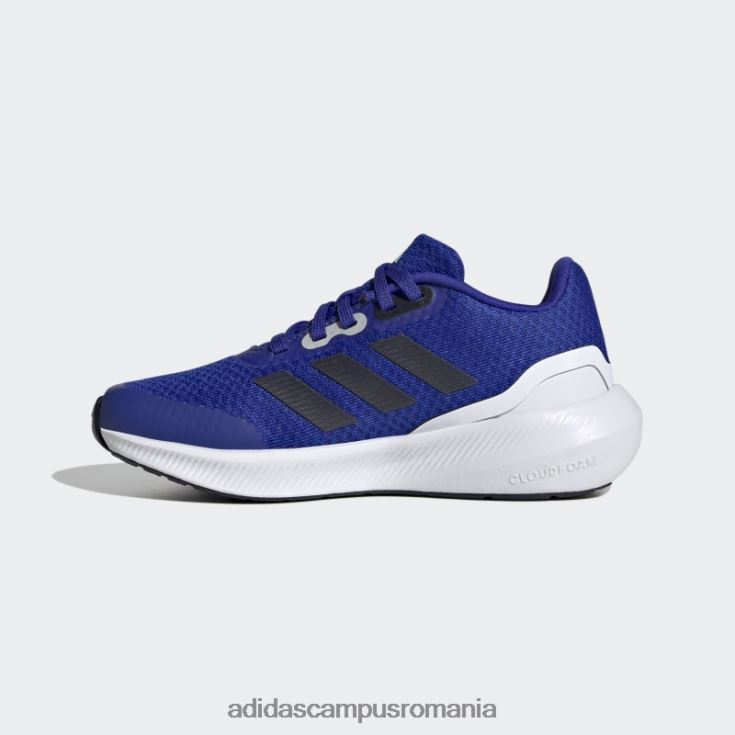 adidas campus romania runfalcon 3 pantofi dantela albastru copii albastru/cerneală/alb J266N218014
