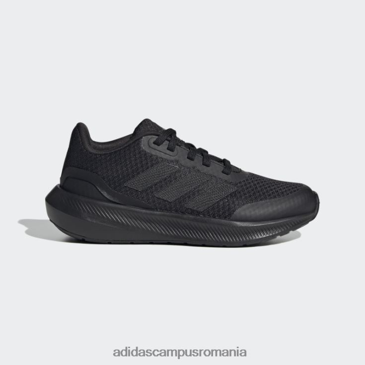 adidas campus romania runfalcon 3 pantofi dantela negri adidas copii negru J266N23582