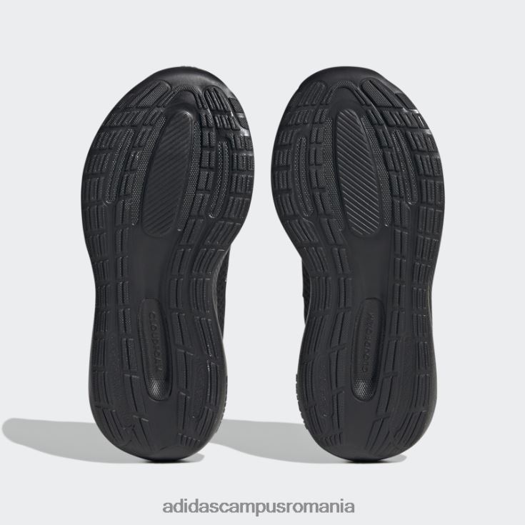 adidas campus romania runfalcon 3 pantofi dantela negri copii negru J266N217809