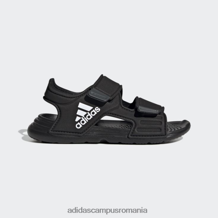 adidas campus romania sandale altaswim negre copii negru/alb/gri J266N217833
