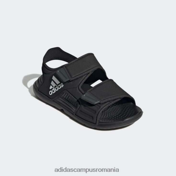 adidas campus romania sandale altaswim negre copii negru/alb/gri J266N217833