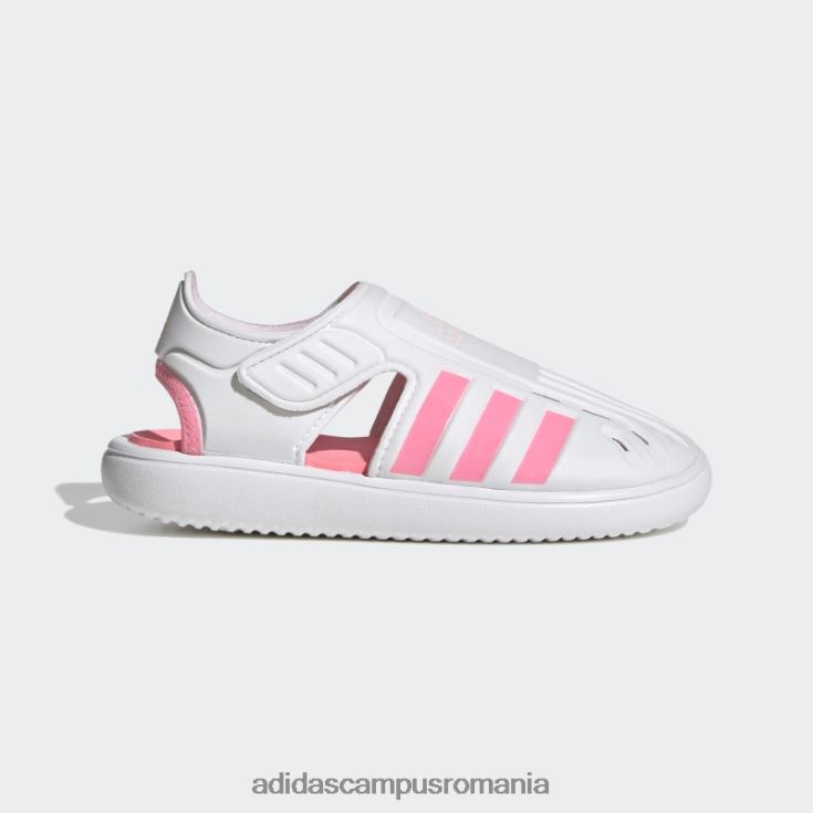 adidas campus romania sandale de apă cu vârf închis de vară alb adidas copii alb/roz fascicul/roz J266N217814