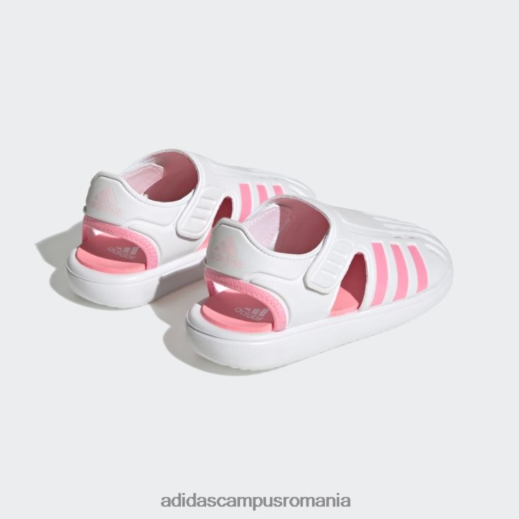 adidas campus romania sandale de apă cu vârf închis de vară alb adidas copii alb/roz fascicul/roz J266N217814