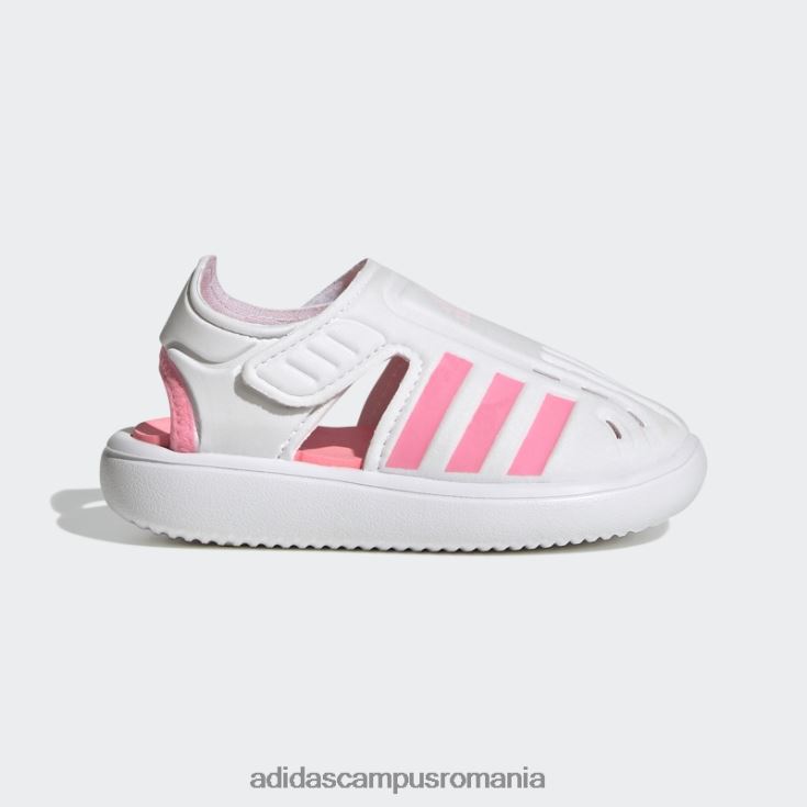adidas campus romania sandale de apă de vară albe cu vârf închis copii alb/roz fascicul/roz J266N217668