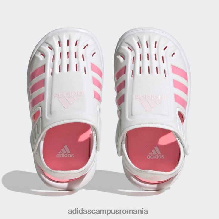 adidas campus romania sandale de apă de vară albe cu vârf închis copii alb/roz fascicul/roz J266N217668