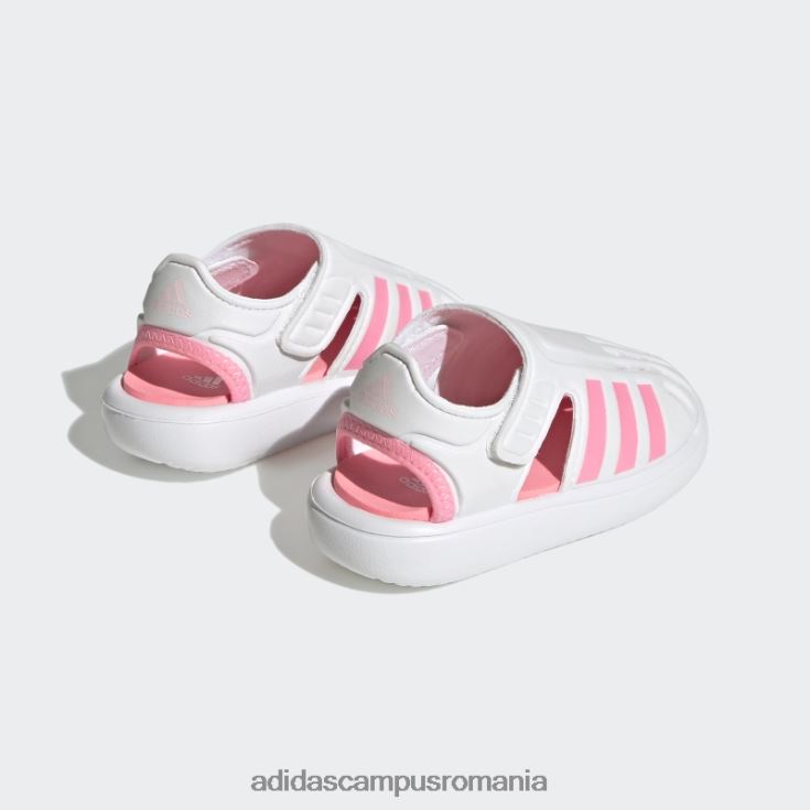 adidas campus romania sandale de apă de vară albe cu vârf închis copii alb/roz fascicul/roz J266N217668