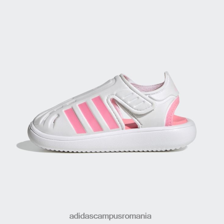 adidas campus romania sandale de apă de vară albe cu vârf închis copii alb/roz fascicul/roz J266N217668