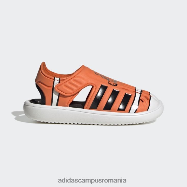 adidas campus romania sandale de vară cu vârf închis la găsirea lui Nemo și Dory portocalii copii portocaliu/negru/alb J266N211428