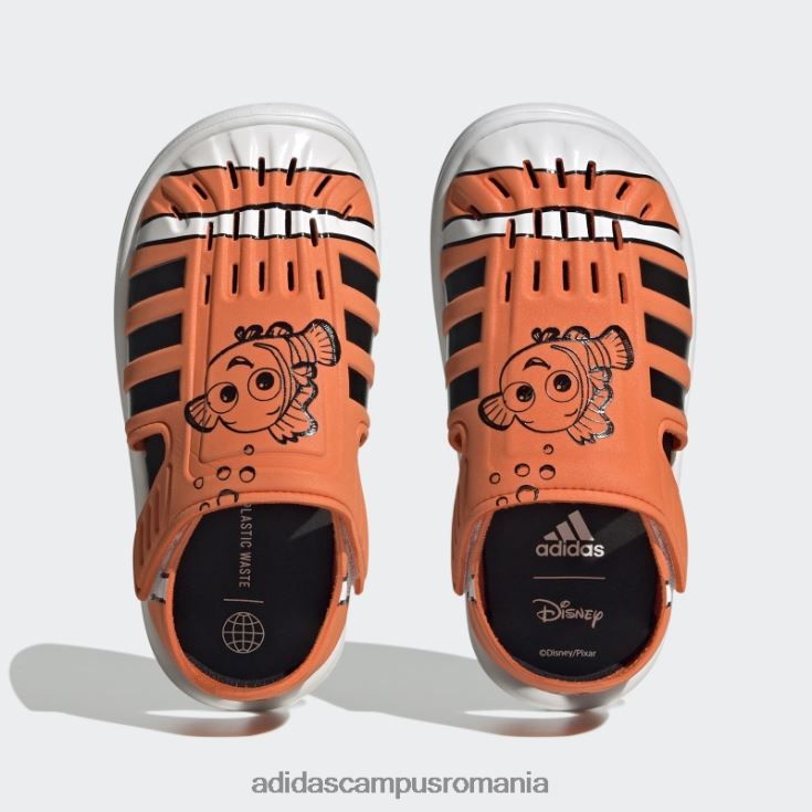adidas campus romania sandale de vară cu vârf închis la găsirea lui Nemo și Dory portocalii copii portocaliu/negru/alb J266N211428