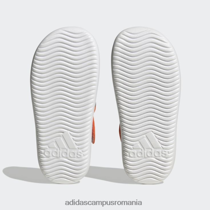 adidas campus romania sandale de vară cu vârf închis la găsirea lui Nemo și Dory portocalii copii portocaliu/negru/alb J266N211428