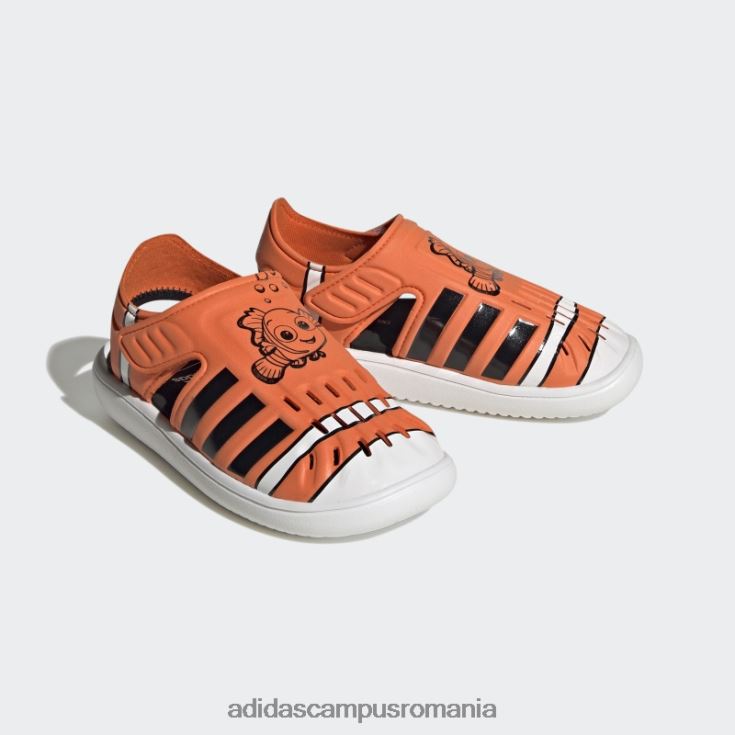 adidas campus romania sandale de vară cu vârf închis la găsirea lui Nemo și Dory portocalii copii portocaliu/negru/alb J266N211428