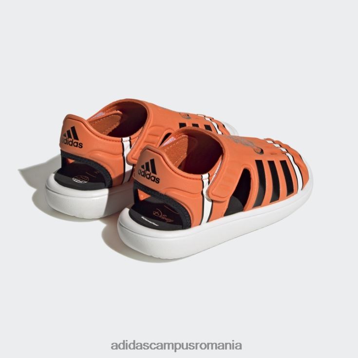 adidas campus romania sandale de vară cu vârf închis la găsirea lui Nemo și Dory portocalii copii portocaliu/negru/alb J266N211428