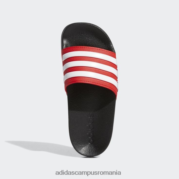 adidas campus romania tobogane de duș adilette roșii copii negru/alb/rosu J266N218226