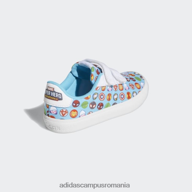 adidas campus romania white x marvel super hero adventures vulc pantofi raid3r fierbinte copii alb/cian J266N218077