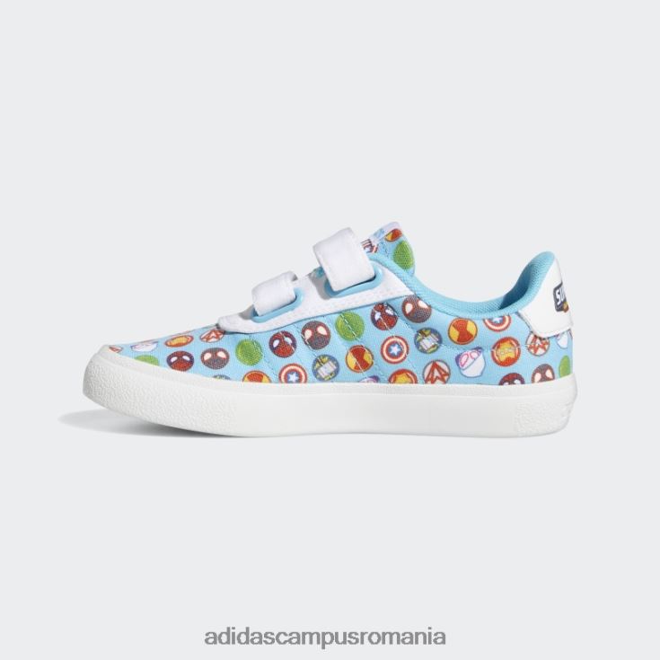adidas campus romania white x marvel super hero adventures vulc pantofi raid3r fierbinte copii alb/cian J266N218077