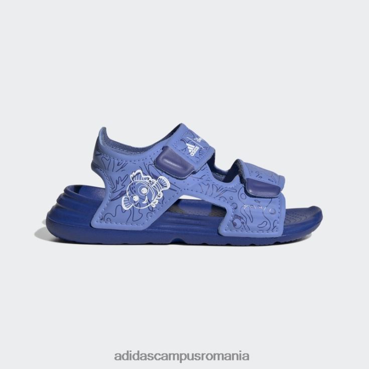 adidas campus romania x disney altaswim gasirea nemo sandale de inot moda albastra copii albastru alb J266N218044