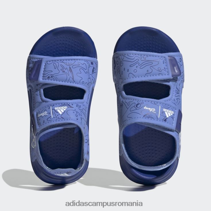 adidas campus romania x disney altaswim gasirea nemo sandale de inot moda albastra copii albastru alb J266N218044