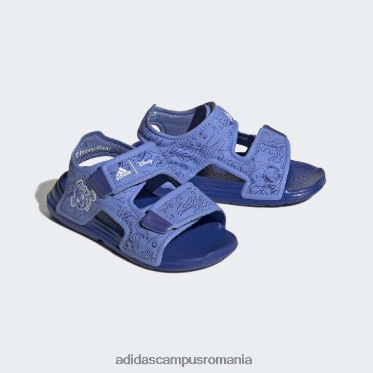 adidas campus romania x disney altaswim gasirea nemo sandale de inot moda albastra copii albastru alb J266N218044