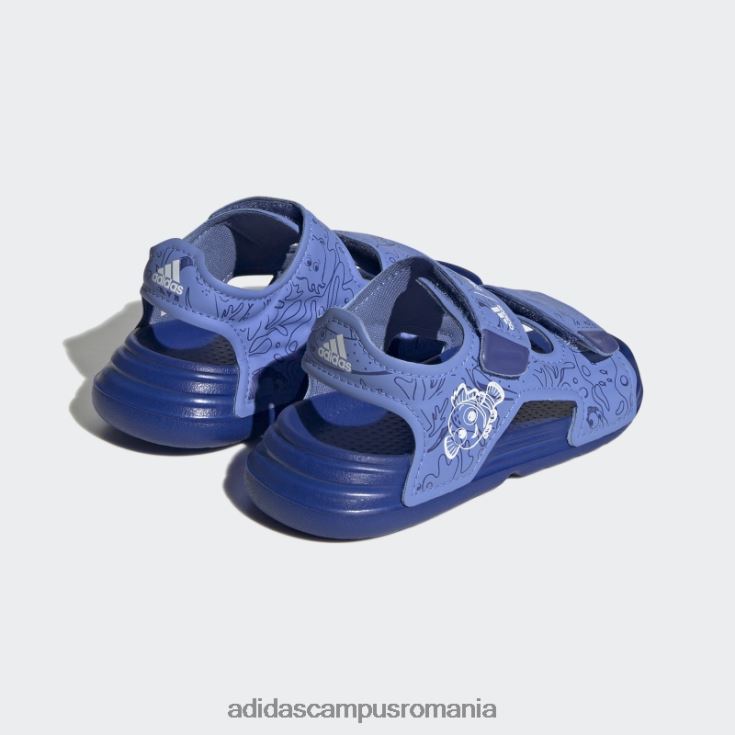 adidas campus romania x disney altaswim gasirea nemo sandale de inot moda albastra copii albastru alb J266N218044