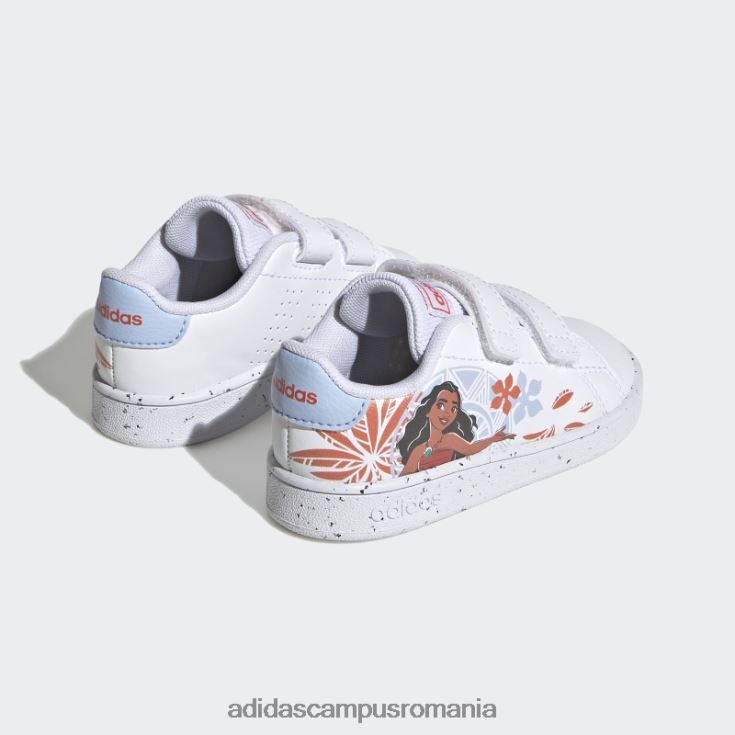 adidas campus romania x disney avantaj moana pantofi cu cârlig și buclă fashion alb copii alb/albastru zori/portocaliu J266N217602