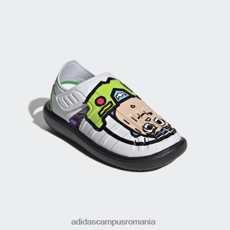 adidas campus romania x disney pixar buzz lightyear sandale apa alb moda copii alb/negru/rosu J266N218214