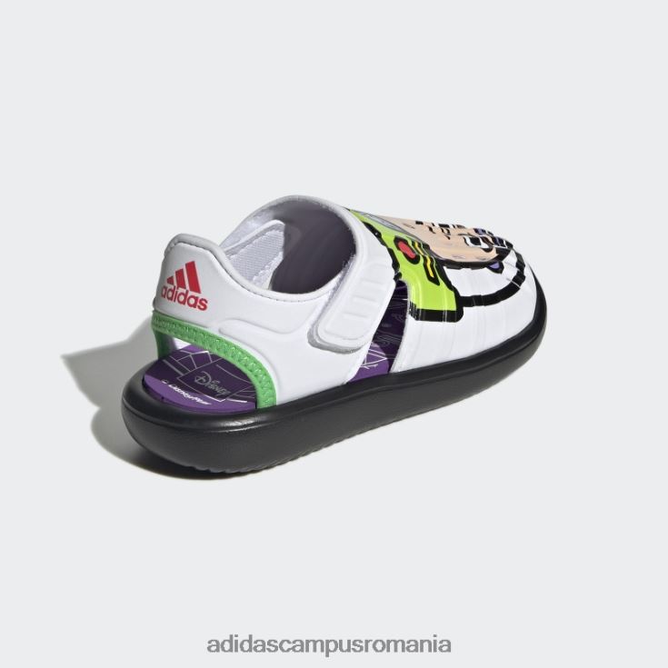 adidas campus romania x disney pixar buzz lightyear sandale apa alb moda copii alb/negru/rosu J266N218214