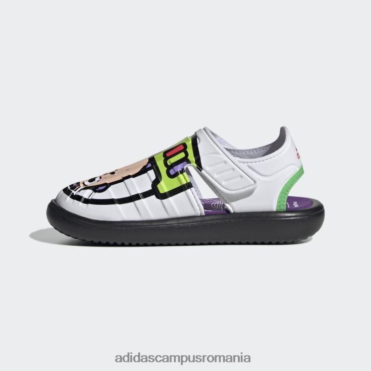 adidas campus romania x disney pixar buzz lightyear sandale apa alb moda copii alb/negru/rosu J266N218214