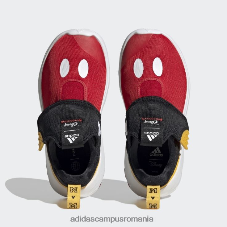 adidas campus romania x disney suru365 mickey pantofi slip-on negru fierbinte copii negru/stacojiu/auriu J266N218245