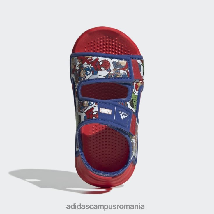 adidas campus romania x marvel altaswim super eroi aventuri sandale moda rosu copii roșu/albastru regal/alb J266N218081