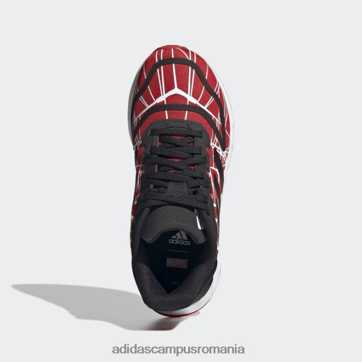 adidas campus romania x marvel duramo 10 mile morales pantofi dantela rosu copii roșu/negru/alb J266N211465