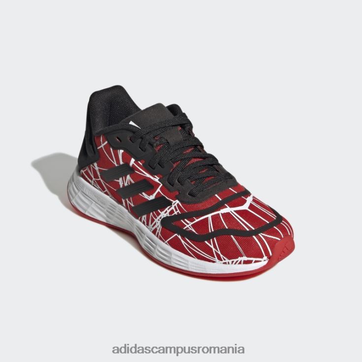 adidas campus romania x marvel duramo 10 mile morales pantofi dantela rosu copii roșu/negru/alb J266N211465