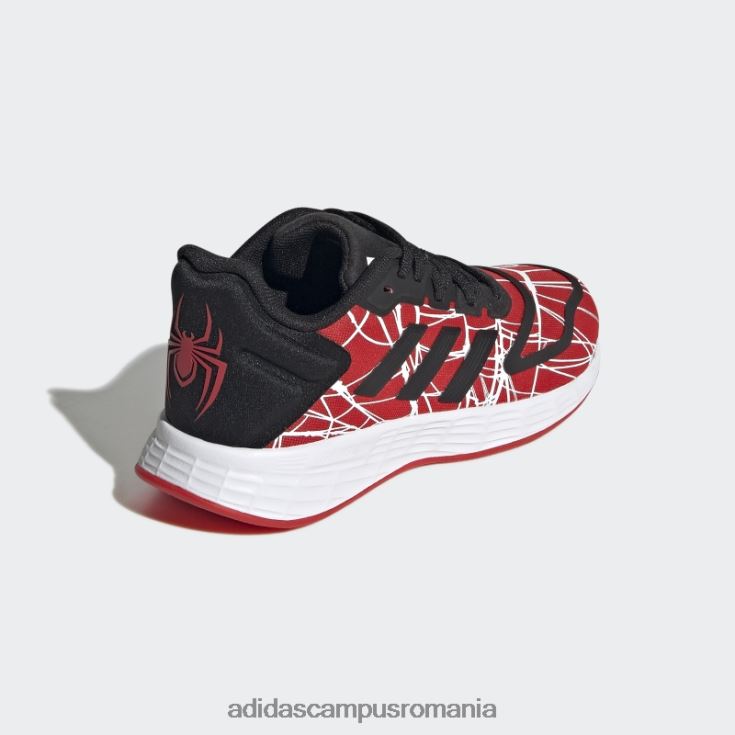 adidas campus romania x marvel duramo 10 mile morales pantofi dantela rosu copii roșu/negru/alb J266N211465