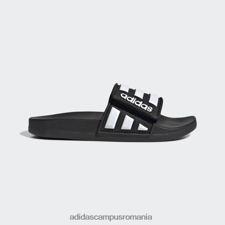 adidas campus romania adilette confort tobogane reglabile alb moda copii alb negru J266N211045