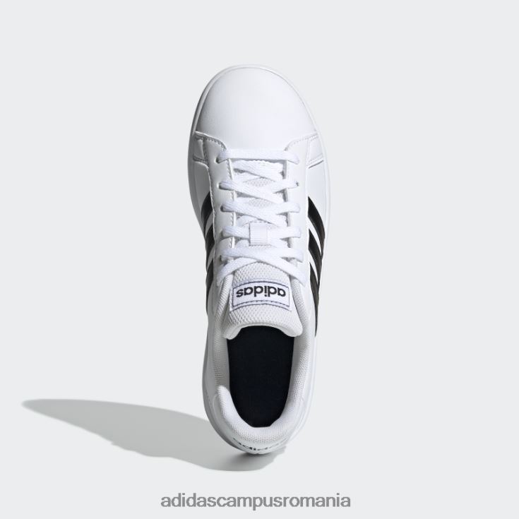 adidas campus romania pantofi de curte albi copii alb negru J266N211440