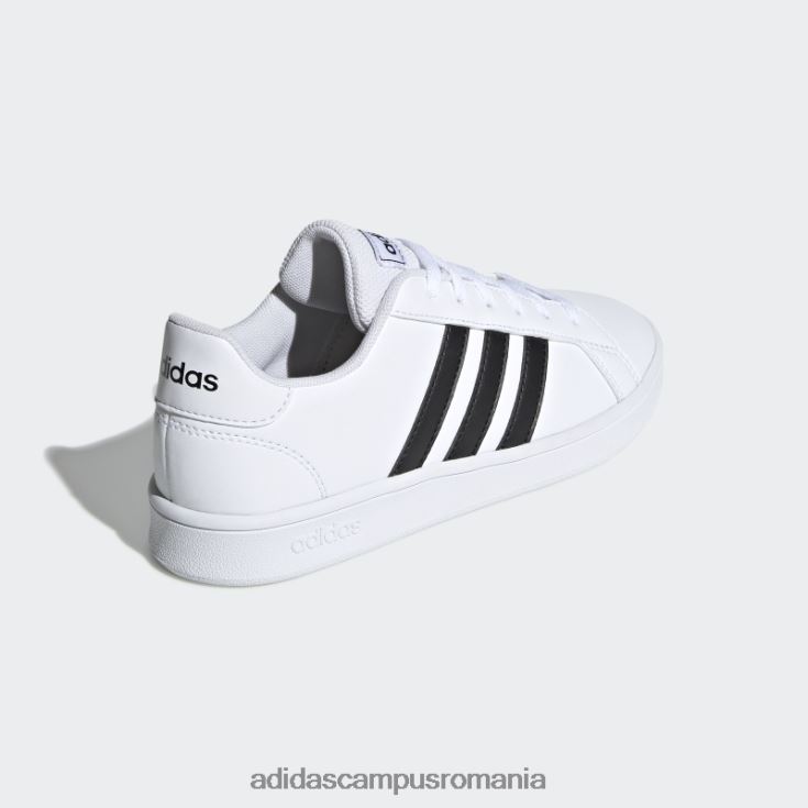adidas campus romania pantofi de curte albi copii alb negru J266N211440