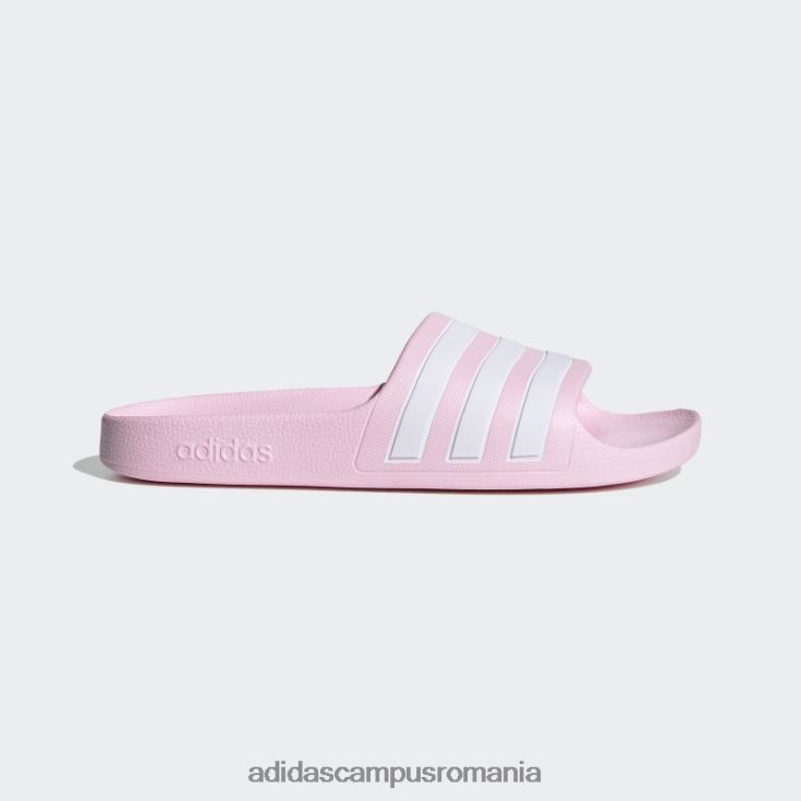 adidas campus romania tobogane adilette aqua roz copii roz/alb J266N211369