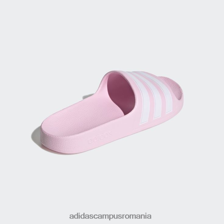adidas campus romania tobogane adilette aqua roz copii roz/alb J266N211369