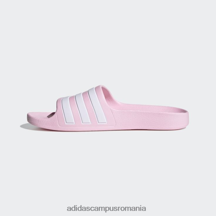 adidas campus romania tobogane adilette aqua roz copii roz/alb J266N211369