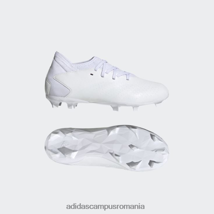 adidas campus romania Predator precizie.3 crampoane de fotbal pe teren ferm alb moda copii alb negru J266N224847