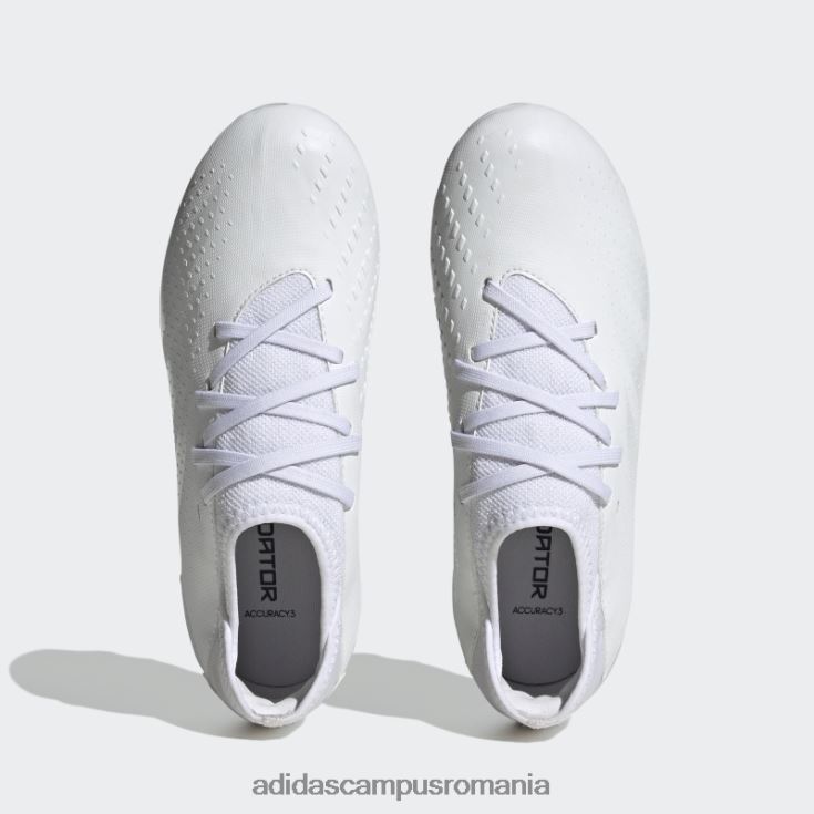 adidas campus romania Predator precizie.3 crampoane de fotbal pe teren ferm alb moda copii alb negru J266N224847