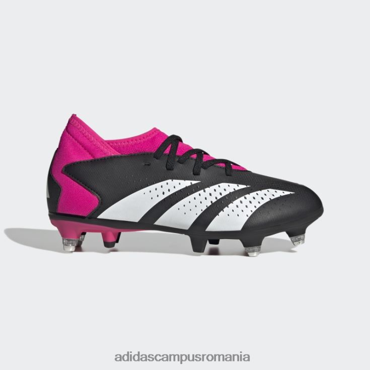 adidas campus romania Predator roz elegantă precizie.3 cizme de pământ moale copii negru/alb/roz J266N217610