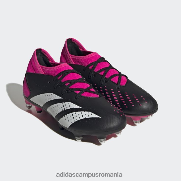 adidas campus romania Predator roz elegantă precizie.3 cizme de pământ moale copii negru/alb/roz J266N217610