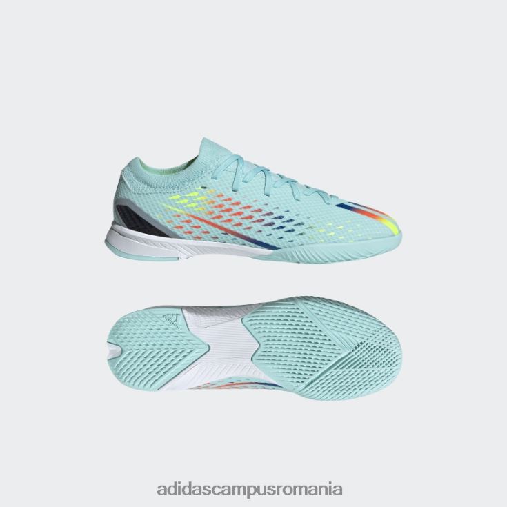 adidas campus romania aqua x speedportal.3 cizme indoor adidas copii aqua/albastru/galben J266N23609