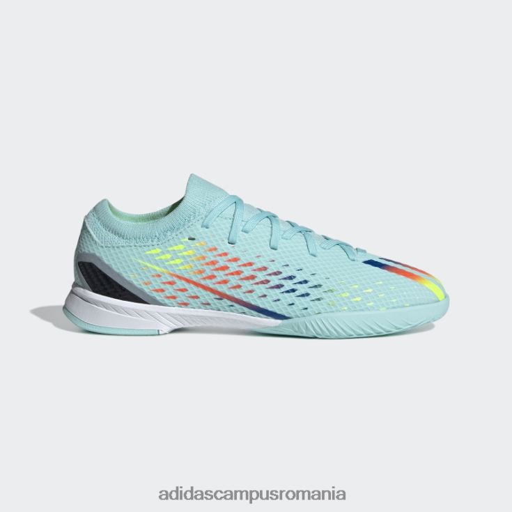 adidas campus romania aqua x speedportal.3 pantofi de interior copii aqua/albastru/galben J266N211452