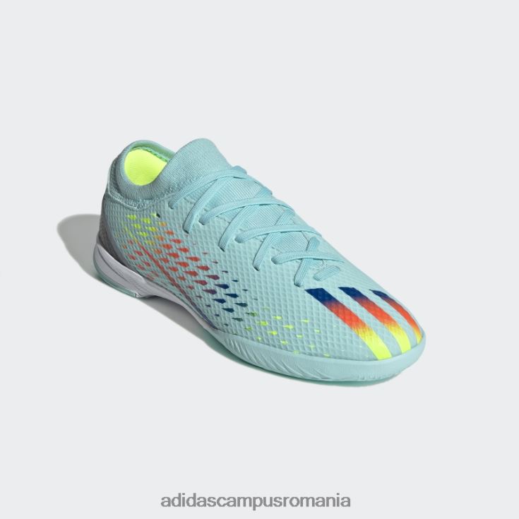 adidas campus romania aqua x speedportal.3 pantofi de interior copii aqua/albastru/galben J266N211452