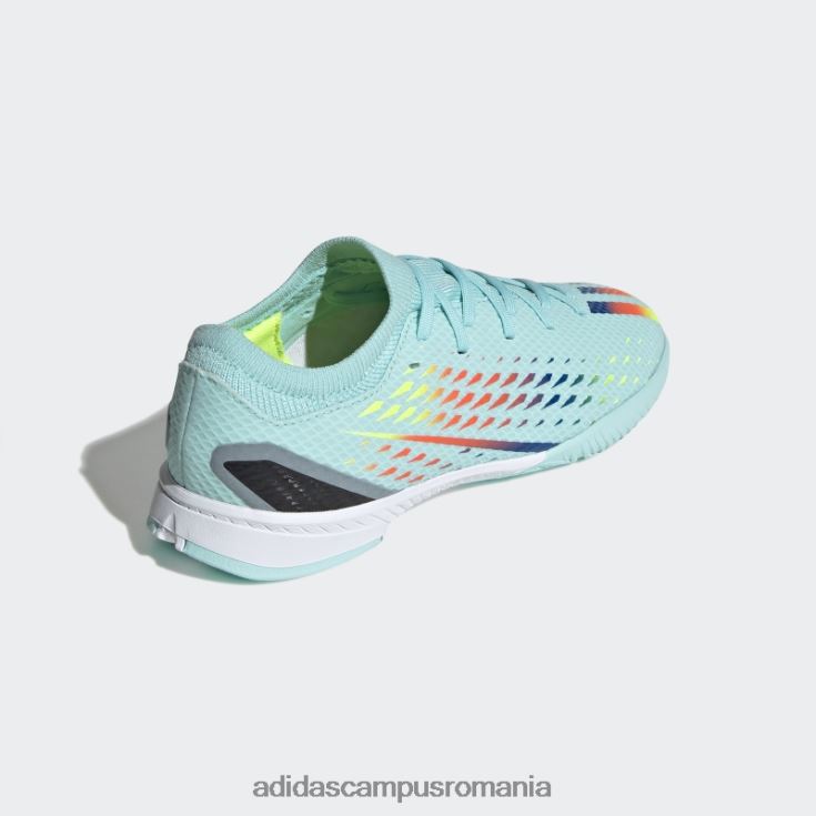 adidas campus romania aqua x speedportal.3 pantofi de interior copii aqua/albastru/galben J266N211452