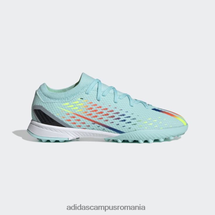adidas campus romania aqua x speedportal.3 pantofi pentru gazon copii aqua/albastru/galben J266N211446
