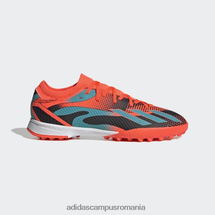 adidas campus romania cizme stilate negre x speedportal messi.3 turf copii portocaliu/papură cu mentă/negru J266N217593